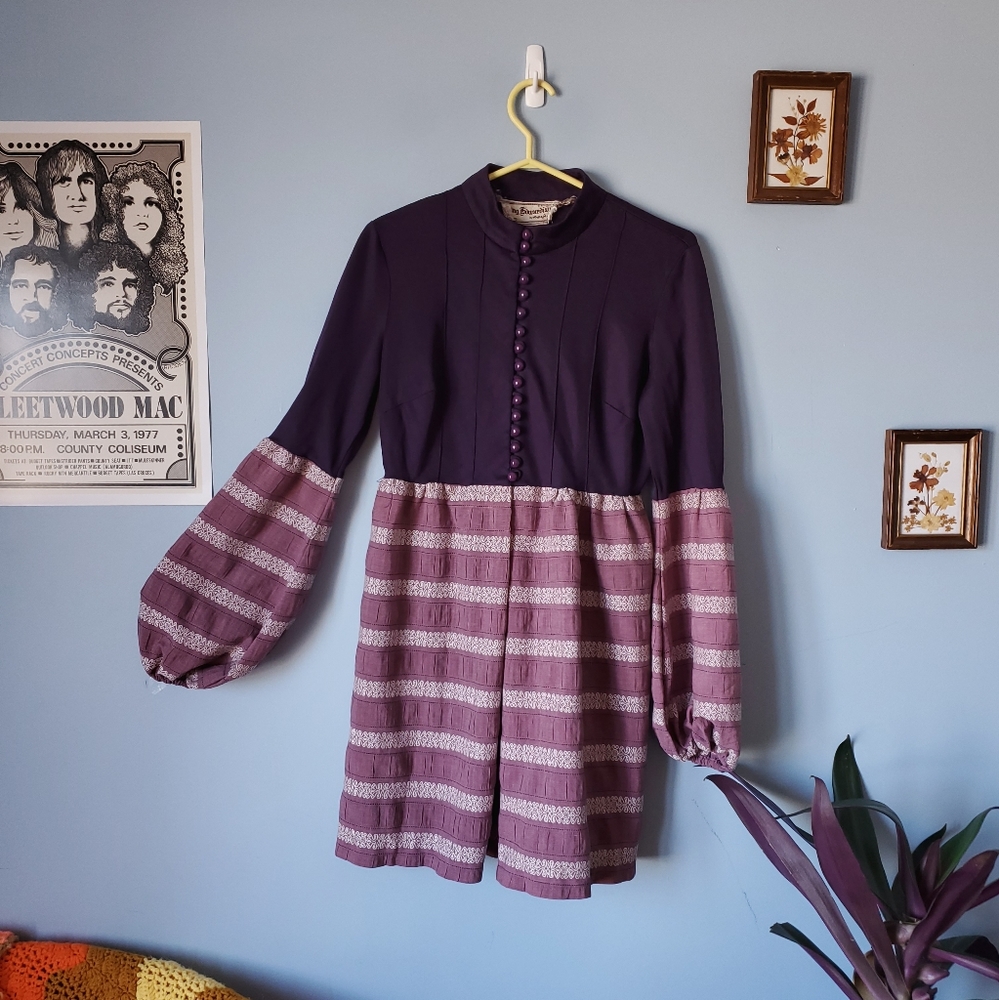 Amazing vintage 1960s "Young Edwardian" dress